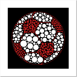 Funny Polka Dot Soccer Lover Player International Dot Day Posters and Art